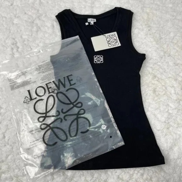 Loewe Black Ribbed Tank Top - Picture 4 of 4